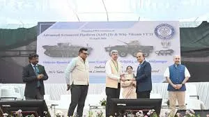 अहिल्यानगर : डीआरडीओ ने वीआरडीई अहिल्यानगर में उन्नत बख्तरबंद प्लेटफॉर्म का किया अनावरण