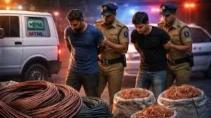 मुंबई में महानगर टेलीफोन निगम लिमिटेड के तांबे के केबल चोरी का बड़ा मामला, सक्रिय गिरोह का खुलासा