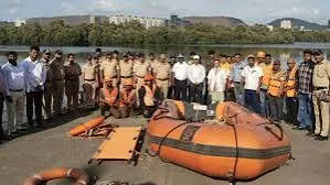 मानसून से पहले ठाणे अलर्ट: कोपरी विसर्जन घाट पर आपातकालीन रेस्क्यू मॉक ड्रिल आयोजित