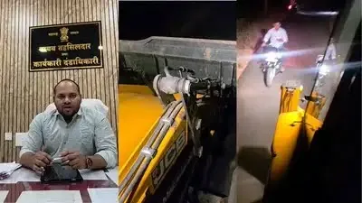 नागपुर में मुरूम माफिया का आतंक: नायब तहसीलदार को JCB से 4 किमी तक घसीटा, हत्या की कोशिश का आरोप