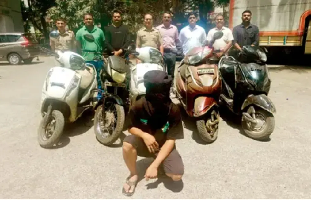 कांदिवली में बाइक चोरी रैकेट का खुलासा: डिलीवरी बॉय को किराए पर देते थे चोरी की गाड़ियां