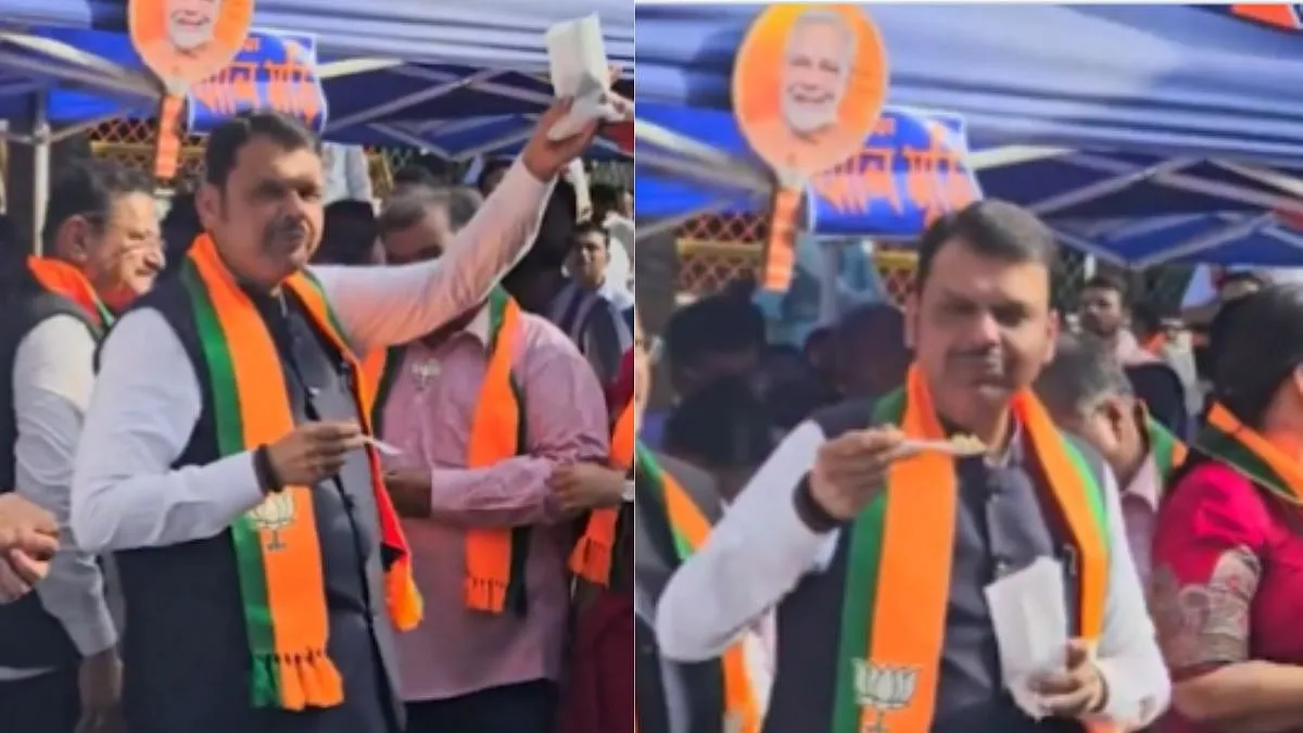 पश्चिम बंगाल चुनाव 2026: BJP की ऐतिहासिक बढ़त पर मुंबई में जश्न, देवेंद्र फडणवीस ने खाया ‘झालमुड़ी’