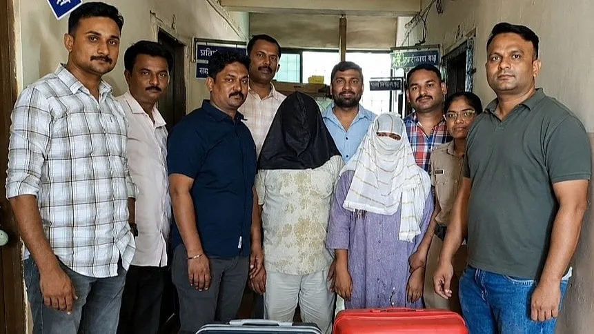 भिवंडी में पुलिस की बड़ी कार्रवाई: फ्लैट से 6.32 लाख रुपये का 20.7 किलो गांजा जब्त, महिला समेत दो गिरफ्तार