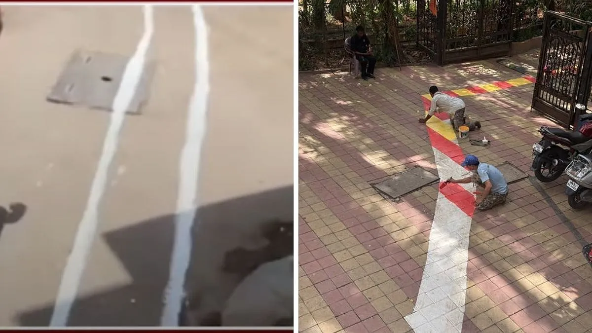 मुंबई: घाटकोपर और दादर के बाद गिरगांव पहुंचा ‘व्हाइट स्ट्राइप’ विवाद, MNS नेताओं और स्थानीय लोगों का विरोध