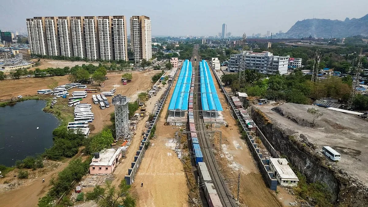 ऐरोली–कलवा रेल कॉरिडोर का 45% काम पूरा, 436 परिवारों के पुनर्वास में अटका प्रोजेक्ट