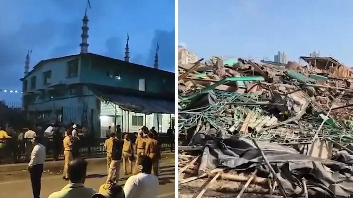 भायंदर में अवैध निर्माणों पर MBMC का बुलडोजर, नूरी मस्जिद और पास के मंदिर ढांचे पर कार्रवाई