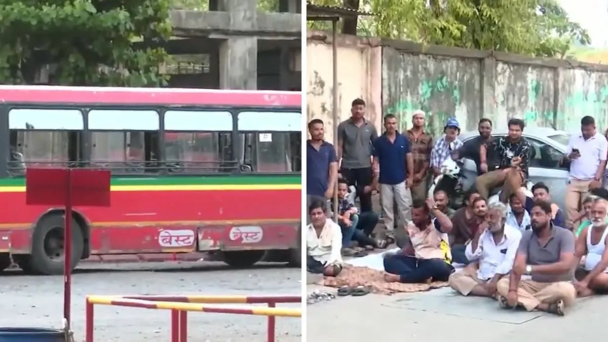 मुंबई में बेस्ट बस हड़ताल का दूसरा दिन: कर्मचारियों की सामूहिक छुट्टी से परिवहन ठप, ऑटो-टैक्सी चालकों की चांदी