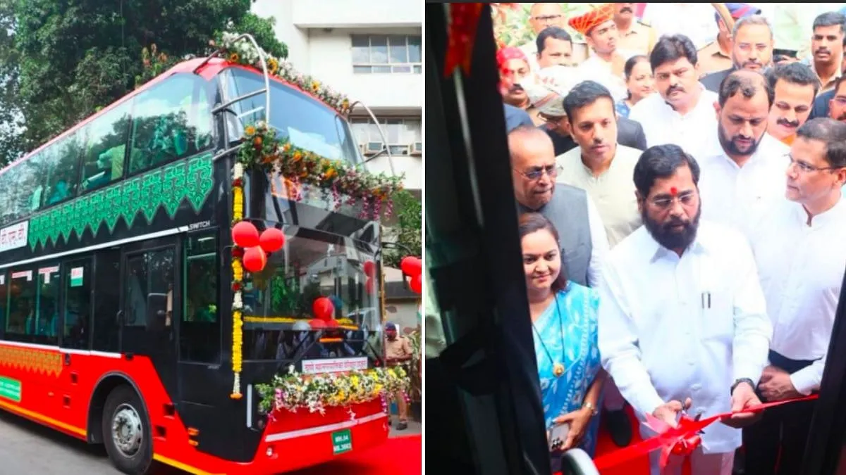 ठाणे की AC इलेक्ट्रिक डबल डेकर बस एक महीने बाद भी शुरू नहीं, चार्जिंग स्टेशन न होने से खड़ी-खड़ी हो रही खराब