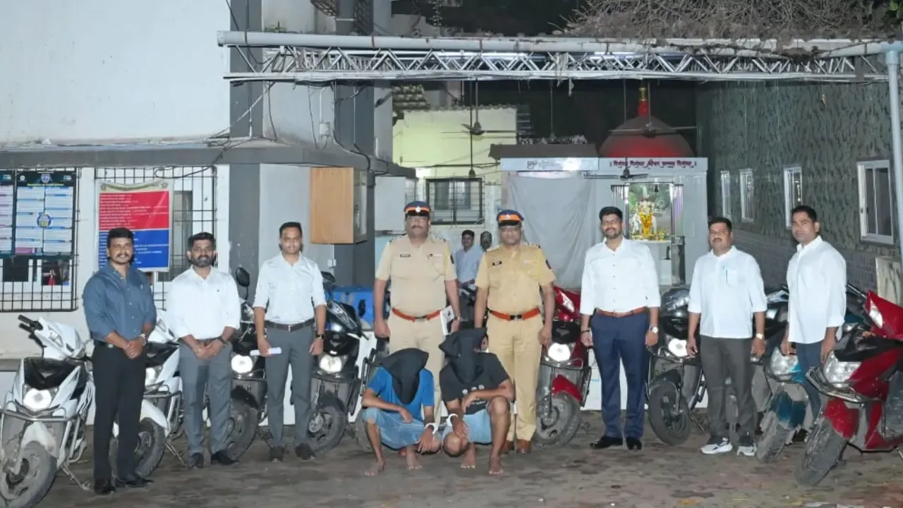 मुंबई : इलेक्ट्रिकल गाड़ियां चुराने वाले गिरोह के 2 लोग गिरफ्तार