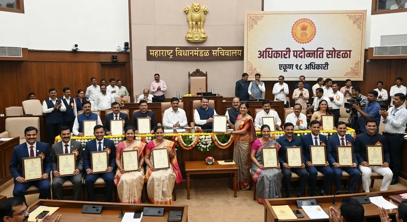 मुंबई:  18 अधिकारियों को पदोन्नति का तोहफा, सचिवालय में खुशी