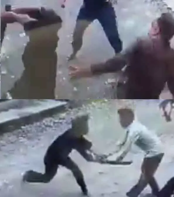 नालासोपारा में दिनदहाड़े पिता-पुत्र पर धारदार हथियार से हमला; सीसीटीवी में कैद हुई चौंकाने वाली घटना