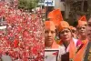 मुंबई के शिवाजी पार्क में विशाल हिंदू जन आक्रोश मोर्चा शुरू... लव जिहाद और धर्मांतरण विरोधी कानून की मांग