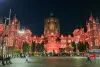 मुंबई : गुड़ी पड़वा की पूर्व संध्या पर रोशनी से जगमगाया छत्रपति शिवाजी महाराज टर्मिनस
