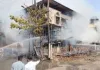 नालासोपारा में गैस रिसाव से लगी आग...  तीन घायल