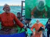 समुद्र के भीतर ध्यान मुद्रा में बैठे नजर आए PM मोदी...  भगवा कुर्ता, सिर पर नेवी टोपी 