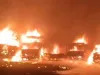 नालासोपारा में एक पार्किंग में लगी भीषण आग, 7 गाड़ियां जलकर राख