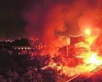महाराष्ट्र के ठाणे जिले में ईंधन पाइपलाइन में लगी आग... घटना के 48 घंटे बाद दरार की हुई मरम्मत 
