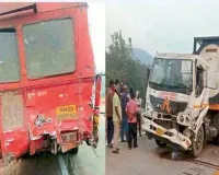 मुंबई-गोवा राजमार्ग पर रविवार तड़के राज्य परिवहन निगम की एक बस और ट्रक की टक्कर में एक व्यक्ति की मौत हो गई और 28 लोग घायल