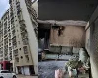 मुंबई : ऊँची इमारत में आग;  परिवार के आठ सदस्यों को बचाया गया