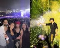 मुंबई में बीती रात को परफॉर्म किया, जिसमें बॉलीवुड सितारों का हुजूम उमड़ पड़ा 