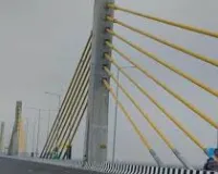 मुंबई : महालक्ष्मी रेलवे ट्रैक पर शहर के पहले केबल-स्टेड ब्रिज का काम 45% पूरा