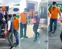 मुंबई : एयर एंबुलेंस से तीन दिन की नवजात बच्ची को उपचार के लिए नारायणा अस्पताल भेजा गया