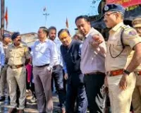 नाशिक : चीफ सेक्रेटरी राजेश कुमार ने त्र्यंबकेश्वर में चल रहे कुंभ मेले के डेवलपमेंट के कामों का जायज़ा लिया