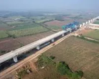 मुंबई : तेज गति से आगे बढ़ रहा है हाई-स्पीड रेल कॉरिडोर पर विद्युतीकरण  का काम