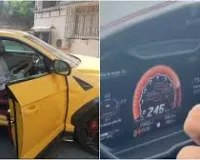 मुंबई: लैंबॉर्गिनी कार को 251 किलोमीटर प्रति घंटे की रफ्तार से सी लिंक पर दौड़ाते हुए वीडियो वायरल; लग्जरी कार जब्त 