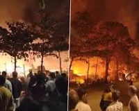 मीरा रोड के प्लेजेंट पार्क इलाके में भीषण आग; हालात पर काबू पाने के लिए कई घंटों तक आग बुझाने का काम चलता रहा