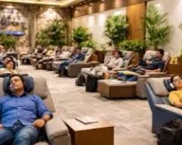 मुंबई - यात्रियों के आराम को बढ़ाने के लिए छत्रपति शिवाजी महाराज टर्मिनस पर रिलैक्स ज़ोन शुरू किया गया