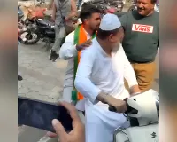 मुंबई : राहुल गांधी को धमकी; मुंबई युवा कांग्रेस का भाजपा कार्यालय के सामने प्रदर्शन