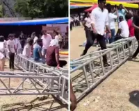 पुणे कोरेगांव पार्क-मुंधवा रोड पर रॉयर फार्म में होली प्रोग्राम के दौरान लाइट गर्डर गिरने से 15 से 16 लोगों के घायल होने की खबर