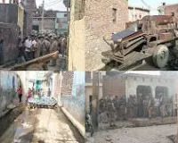  कासगंज में आंबेडकर शोभायात्रा का रास्ता रोका, दो पक्षों में टकराव; गांव में पुलिस फोर्स तैनात