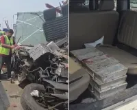 पालघर में बड़ा हादसा: ₹17.66 करोड़ की चांदी ले जा रही वैन पलटी, 2 की मौत