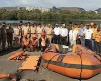 मानसून से पहले ठाणे अलर्ट: कोपरी विसर्जन घाट पर आपातकालीन रेस्क्यू मॉक ड्रिल आयोजित
