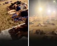 मुंबई में गर्मी से बेहाल लोग, वर्सोवा बीच पर रात बिताने पहुंचे सैकड़ों लोग