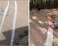 मुंबई: घाटकोपर और दादर के बाद गिरगांव पहुंचा ‘व्हाइट स्ट्राइप’ विवाद, MNS नेताओं और स्थानीय लोगों का विरोध