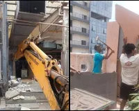 अंधेरी वेस्ट में BMC का बड़ा एक्शन, 4 होटलों के अवैध विस्तार ढहाए, उपकरण भी जब्त