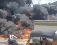 ठाणे के शिलफाटा में टायर गोदाम में भीषण आग, दमकल की कई गाड़ियां मौके पर