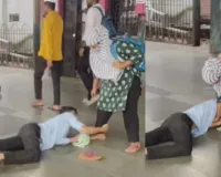 मुंबई : बोरीवली रेलवे स्टेशन पर अजीबोगरीब घटना का वीडियो वायरल