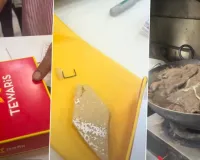 मुंबई: काजू कतली में जंग लगी मेटल की पिन मिली; वीडियो से चिंता