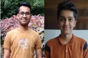 आईआईटी बॉम्बे के छात्र रोहित कुमार चौधरी और केविन अग्रवाल, जिन्होंने एआईआर स्कैनर विकसित किया