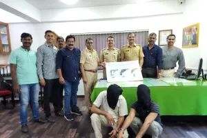 शिवाजी नगर पोलिस का बड़ा कारनामा हथियारों की तस्करी करने आये दो लोगों को गस्त के दौरान किया गिरफ्तार 