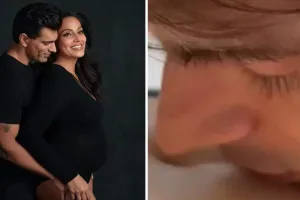 बिपाशा ने शेयर किया क्यूट वीडियो...पत्नी के बेबी बंप पर सहलाते हुए गाना गुनगुना रहे करण