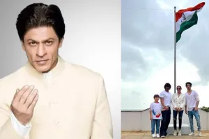 अभिनेता शाहरुख खान ने परिवार के साथ मन्नत में फहराया तिरंगा, गौरी खान ने साझा की तस्वीर...