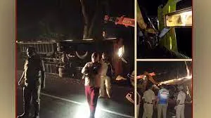 महाराष्ट्र के कोल्हापुर में गोवा-मुंबई स्लीपर बस पलटी... एक ही परिवार के 3 लोगों की मौत !
