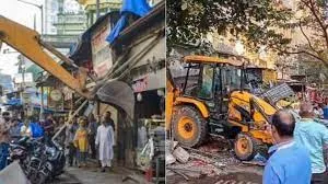 मीरा रोड के बाद अब मोहम्मद अली रोड पर गरजा बुलडोजर... 40 दुकानों पर बीएमसी का एक्शन !