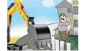 ठाणे में अवैध निर्माण पर चला हथौड़ा !