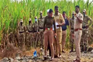 गोंदिया जिले के एक गांव में एक महिला का शव आंशिक रूप से जला हुआ मिला